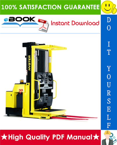 Thumbnail ☆☆ Best ☆☆ Hyster R30XM, R30XMA, R30XMF (F118) Electric Narrow Aisle Order Picker Parts Manual