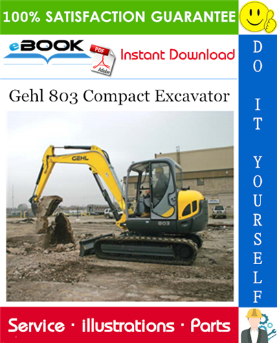 Thumbnail ☆☆ Best ☆☆ Gehl 803 Compact Excavator Parts Manual