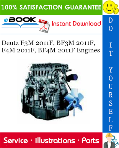 Thumbnail ☆☆ Best ☆☆ Deutz F3M 2011F, BF3M 2011F, F4M 2011F, BF4M 2011F Engines Parts Manual