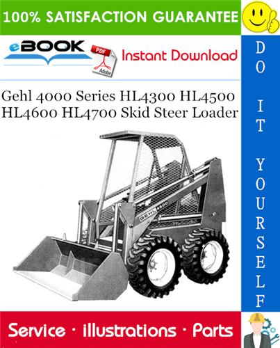 Thumbnail ☆☆ Best ☆☆ Gehl 4000 Series HL4300 HL4500 HL4600 HL4700 Skid Steer Loader Parts Manual