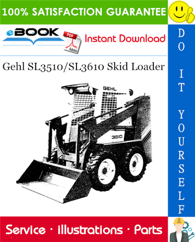 Thumbnail ☆☆ Best ☆☆ Gehl SL3510/SL3610 Skid Loader Parts Manual