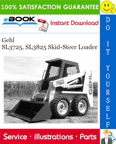 Thumbnail ☆☆ Best ☆☆ Gehl SL3725, SL3825 Skid-Steer Loader Parts Manual