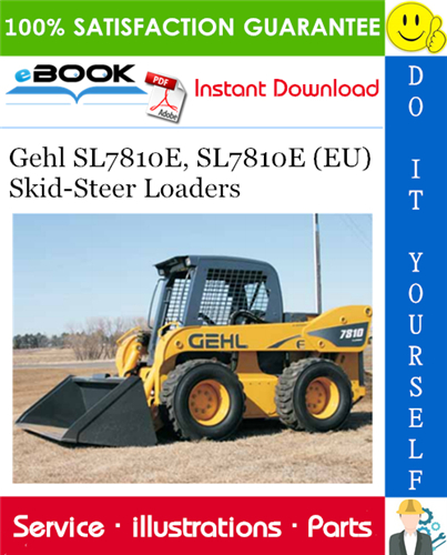 Thumbnail ☆☆ Best ☆☆ Gehl SL7810E, SL7810E (EU) Skid-Steer Loaders Parts Manual