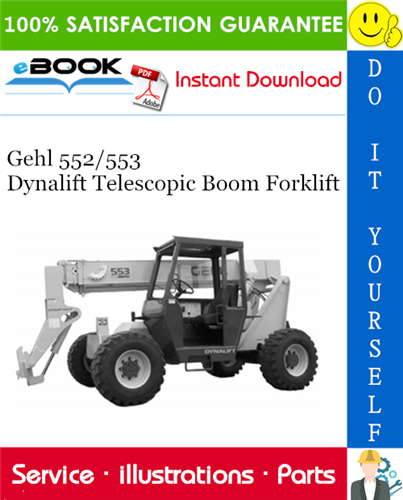 Thumbnail ☆☆ Best ☆☆ Gehl 552/553 Dynalift Telescopic Boom Forklift Parts Manual