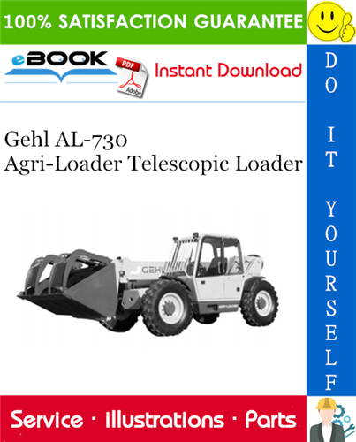 Thumbnail ☆☆ Best ☆☆ Gehl AL-730 Agri-Loader Telescopic Loader Parts Manual