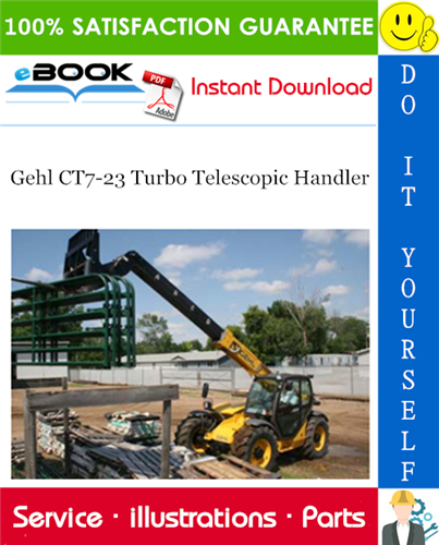 Thumbnail ☆☆ Best ☆☆ Gehl CT7-23 Turbo Telescopic Handler Parts Manual (Serial Number: 245988 and Before)
