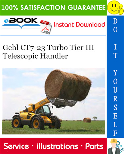 Thumbnail ☆☆ Best ☆☆ Gehl CT7-23 Turbo Tier III Telescopic Handler Parts Manual