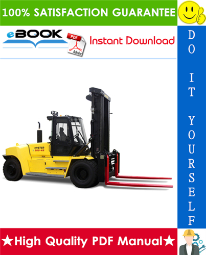 Thumbnail ☆☆ Best ☆☆ Hyster H550HD, H620HD, H650HD, H700HD, H550HDS, H650HDS, H700HDS (G008) High-Capacity Forklift Trucks Parts Manual