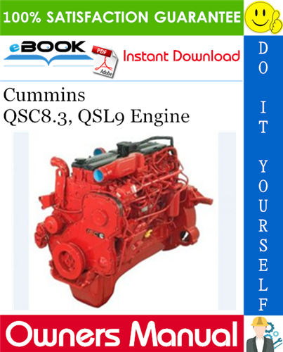 Thumbnail ☆☆ Best ☆☆ Cummins QSC8.3, QSL9 Engine Owners Manual