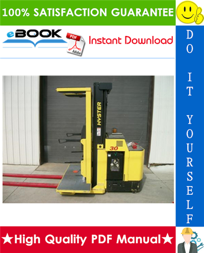 Thumbnail ☆☆ Best ☆☆ Hyster R30XM2, R30XMA2, R30XMF2 (G118) Electric Narrow Aisle Order Picker Parts Manual
