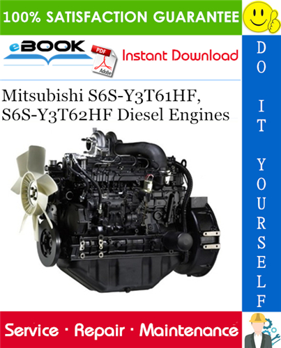Thumbnail ☆☆ Best ☆☆ Mitsubishi S6S-Y3T61HF, S6S-Y3T62HF Diesel Engines Service Repair Manual 