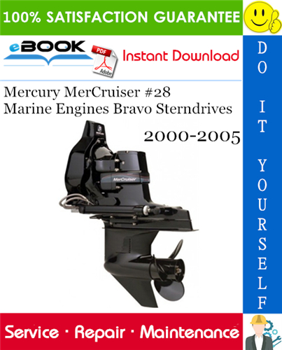 Thumbnail ☆☆ Best ☆☆ Mercury MerCruiser #28 Marine Engines Bravo Sterndrives Service Repair Manual 2000-2005 Download