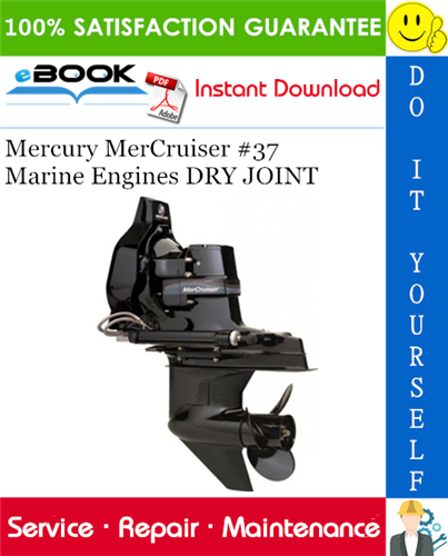 Thumbnail ☆☆ Best ☆☆ Mercury MerCruiser #37 Marine Engines DRY JOINT Service Repair Manual 