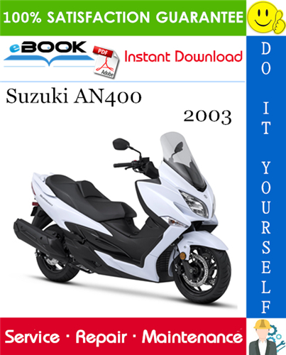 Thumbnail ☆☆ Best ☆☆ 2003 Suzuki AN400 Motorcycle Service Repair Manual