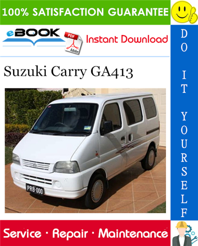 Thumbnail ☆☆ Best ☆☆ Suzuki Carry GA413 Service Repair Manual