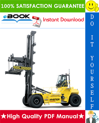 Thumbnail ☆☆ Best ☆☆ Hyster H1050HD-16CH, H1150HD-16CH (H117) Container Handlers Parts Manual