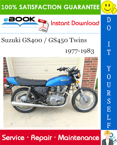 Thumbnail ☆☆ Best ☆☆ Suzuki GS400 / GS450 Twins Motorcycle Service Repair Manual 1977-1983 Download Thumbnail ☆☆ Best ☆☆ Suzuki GS400 / GS450 Twins Motorcycle Service Repair Manual 1977-1983 Download
