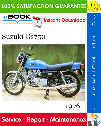 Thumbnail ☆☆ Best ☆☆ 1976 Suzuki Gs750 Motorcycle Service Repair Manual 