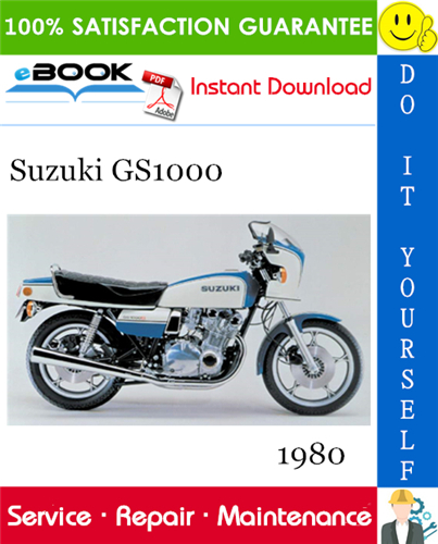 Thumbnail ☆☆ Best ☆☆ 1980 Suzuki GS1000 Motorcycle Service Repair Manual