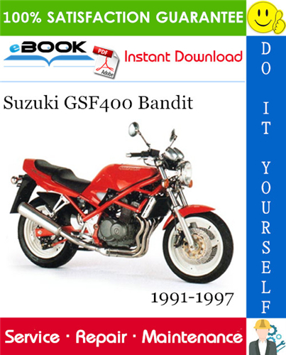 Thumbnail ☆☆ Best ☆☆ Suzuki GSF400 Bandit Motorcycle Service Repair Manual 1991-1997 Download