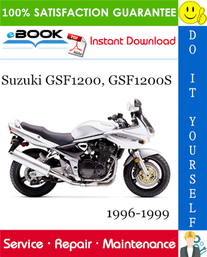 Thumbnail ☆☆ Best ☆☆ Suzuki GSF1200, GSF1200S Motorcycle Service Repair Manual 1996-1999 Download