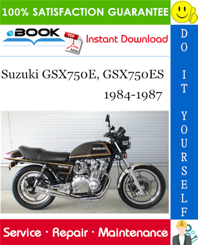 Thumbnail ☆☆ Best ☆☆ Suzuki GSX750E, GSX750ES Motorcycle Service Repair Manual 1984-1987 Download