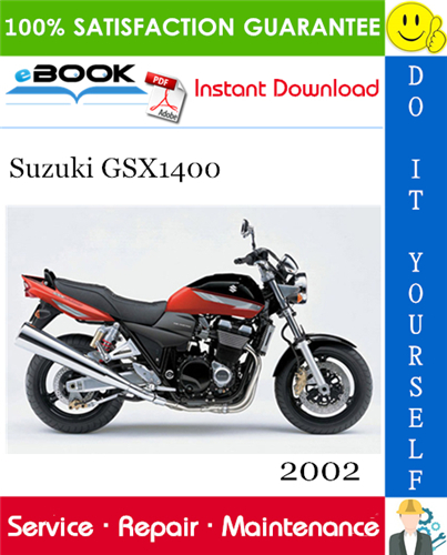 Thumbnail ☆☆ Best ☆☆ 2002 Suzuki GSX1400 Motorcycle Service Repair Manual 