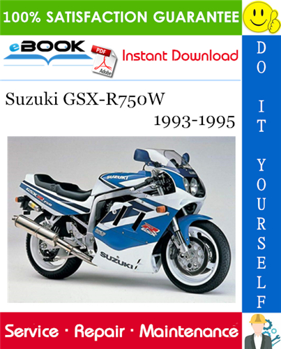Thumbnail ☆☆ Best ☆☆ Suzuki GSX-R750W Motorcycle Service Repair Manual 1993-1995 Download