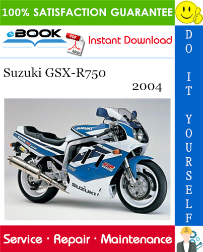 Thumbnail ☆☆ Best ☆☆ 2004 Suzuki GSX-R750 Motorcycle Service Repair Manual
