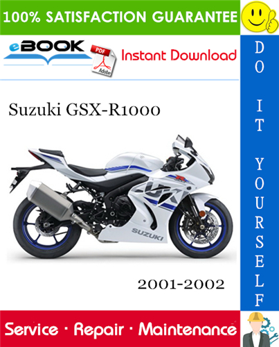 Thumbnail ☆☆ Best ☆☆ Suzuki GSX-R1000 Motorcycle Service Repair Manual 2001-2002 Download