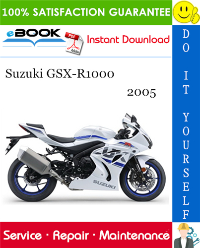 Thumbnail ☆☆ Best ☆☆ 2005 Suzuki GSX-R1000 Motorcycle Service Repair Manual 