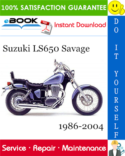 Thumbnail ☆☆ Best ☆☆ Suzuki LS650 Savage Motorcycle Service Repair Manual 1986-2004 Download