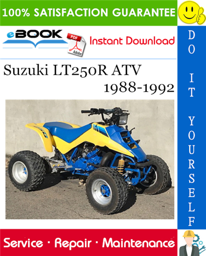 Thumbnail ☆☆ Best ☆☆ Suzuki LT250R ATV Service Repair Manual 1988-1992 Download