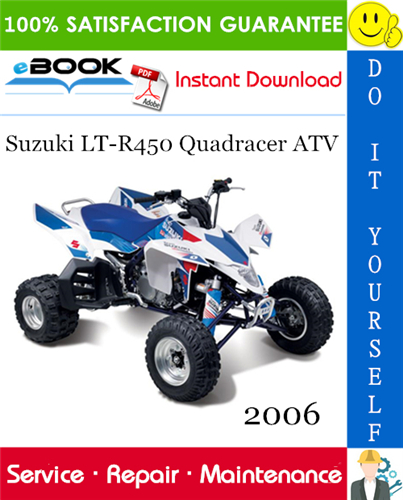 Thumbnail ☆☆ Best ☆☆ 2006 Suzuki LT-R450 Quadracer ATV Service Repair Manual