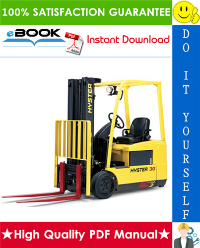 Thumbnail ☆☆ Best ☆☆ Hyster J30ZT, J35ZT, J40ZT (J160) Forklift Trucks Parts Manual