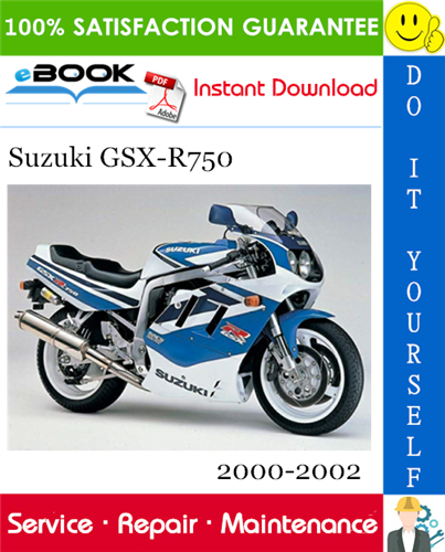 Thumbnail ☆☆ Best ☆☆ Suzuki GSX-R750 Motorcycle Service Repair Manual 2000-2002 Download