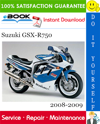 Thumbnail ☆☆ Best ☆☆ Suzuki GSX-R750 Motorcycle Service Repair Manual 2008-2009 Download