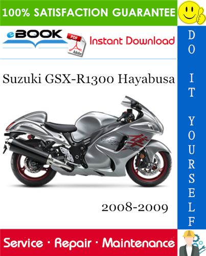 Thumbnail ☆☆ Best ☆☆ Suzuki GSX-R1300 Hayabusa Motorcycle Service Repair Manual 2008-2009 Download