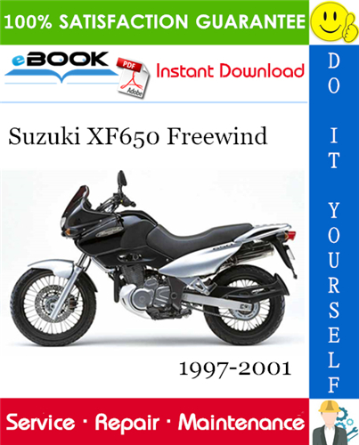 Thumbnail ☆☆ Best ☆☆ Suzuki XF650 Freewind Motorcycle Service Repair Manual 1997-2001 Download
