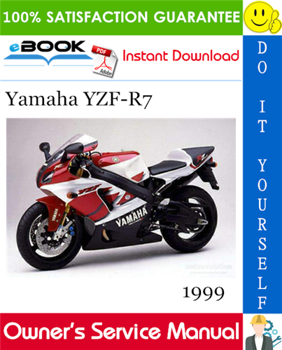Thumbnail ☆☆ Best ☆☆ 1999 Yamaha YZF-R7 Motorcycle Owners Service Manual