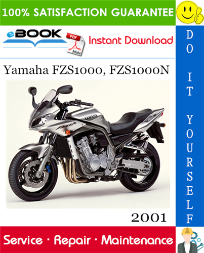 Thumbnail ☆☆ Best ☆☆ 2001 Yamaha FZS1000, FZS1000N Motorcycle Service Repair Manual