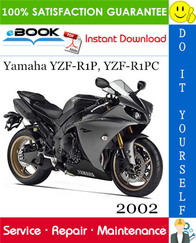 Thumbnail ☆☆ Best ☆☆ 2002 Yamaha YZF-R1P, YZF-R1PC Motorcycle Service Repair Manual