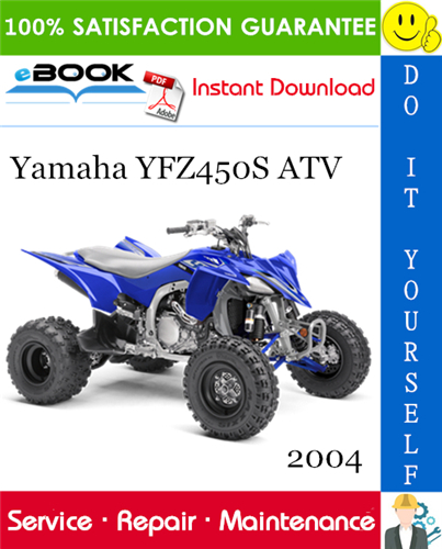 Thumbnail ☆☆ Best ☆☆ 2004 Yamaha YFZ450S ATV Service Repair Manual