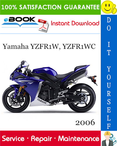 Thumbnail ☆☆ Best ☆☆ 2006 Yamaha YZFR1W, YZFR1WC Motorcycle Service Repair Manual 