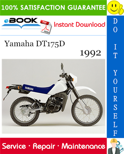 Thumbnail ☆☆ Best ☆☆ 1992 Yamaha DT175D Motorcycle Service Repair Manual Thumbnail ☆☆ Best ☆☆ 1992 Yamaha DT175D Motorcycle Service Repair Manual