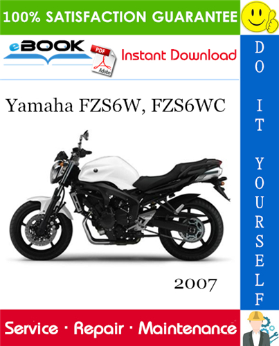 Thumbnail ☆☆ Best ☆☆ 2007 Yamaha FZS6W, FZS6WC Motorcycle Service Repair Manual Thumbnail ☆☆ Best ☆☆ 2007 Yamaha FZS6W, FZS6WC Motorcycle Service Repair Manual