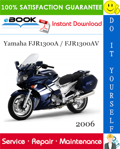 Thumbnail ☆☆ Best ☆☆ 2006 Yamaha FJR1300A / FJR1300AV Motorcycle Service Repair Manual