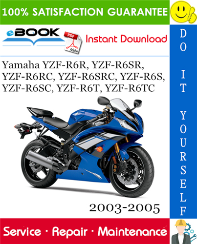 Thumbnail ☆☆ Best ☆☆ Yamaha YZF-R6R, YZF-R6SR, YZF-R6RC, YZF-R6SRC, YZF-R6S, YZF-R6SC, YZF-R6T, YZF-R6TC Motorcycle Service Repair Manual 2003-2005 Download 