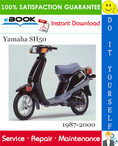 Thumbnail ☆☆ Best ☆☆ Yamaha SH50 Scooter Service Repair Manual 1987-2000 Download