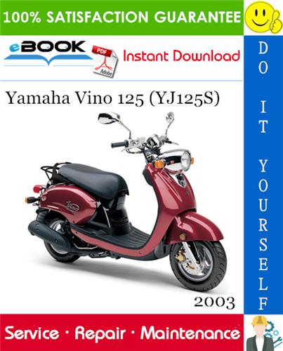 Thumbnail ☆☆ Best ☆☆ 2003 Yamaha Vino 125 (YJ125S) Scooter Service Repair Manual 